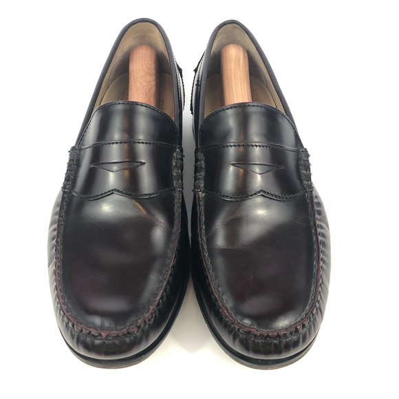 Rockport Mens Burgundy Leather Loafer Sz 10W - Picture 2 of 8